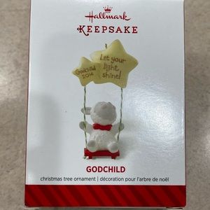 NIB 2014 Hallmark Keepsake Godchild Ornament